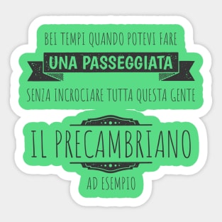 Precambriano - colori chiari Sticker